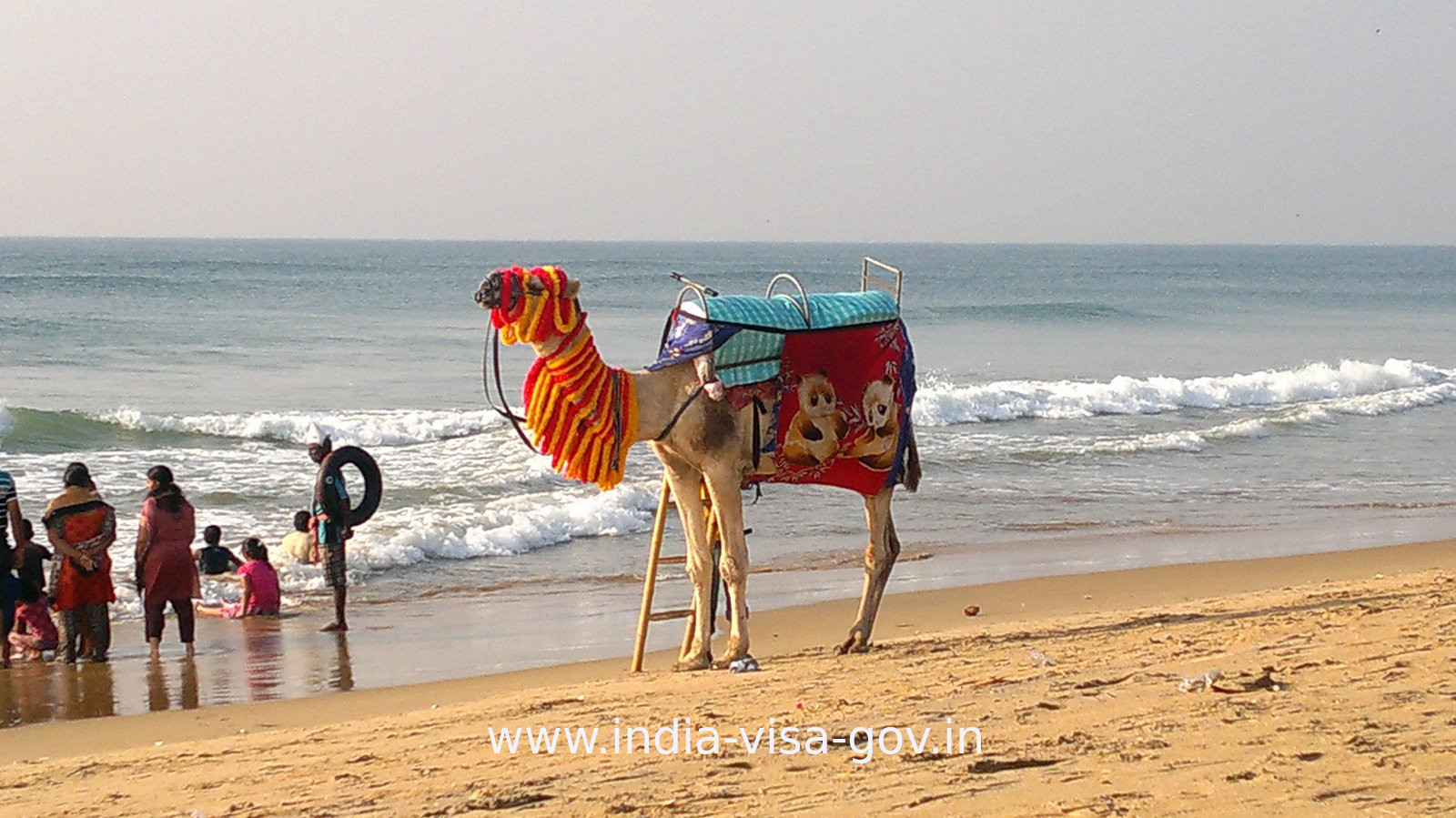 India Visa Puri Beach Orissa 