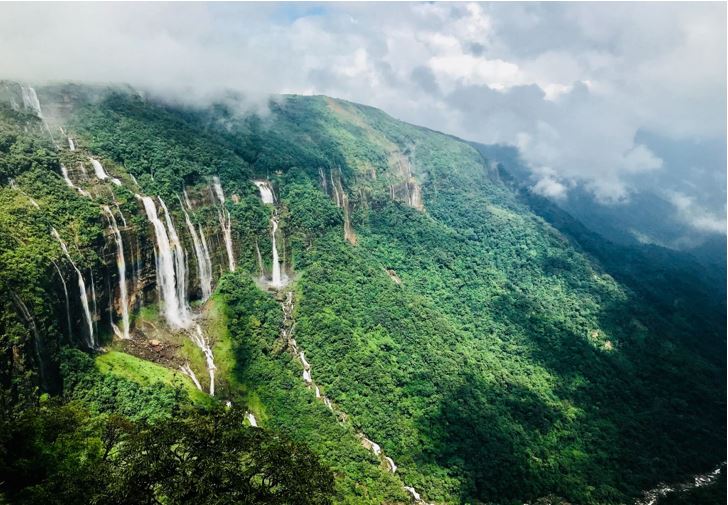 Indian Visa Application - Meghalaya Waterfalls